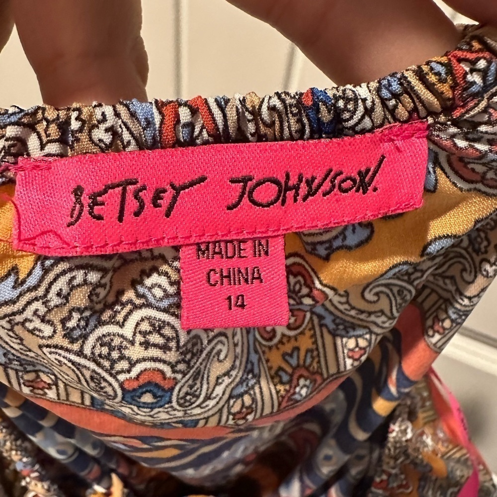 Betsey Johnson Multicolor Patterned Mini Dress - Picture 15 of 16